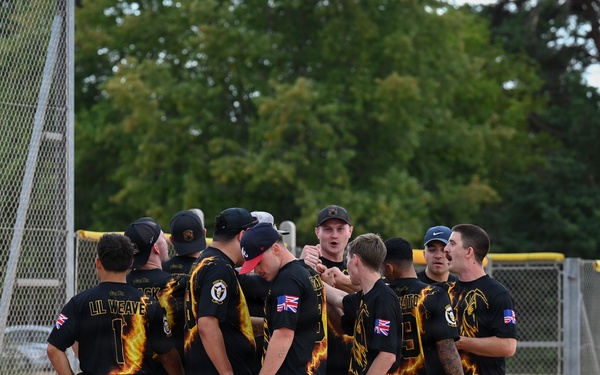 RAF Mildenhall and RAF Lakenheath Intramural Softball Game