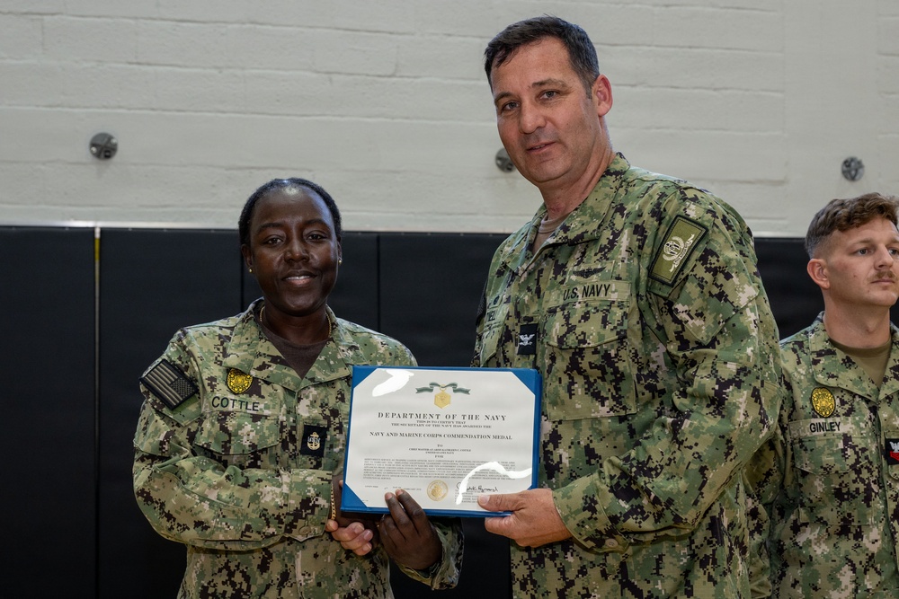 NSA Souda Bay August Awards at Quarters