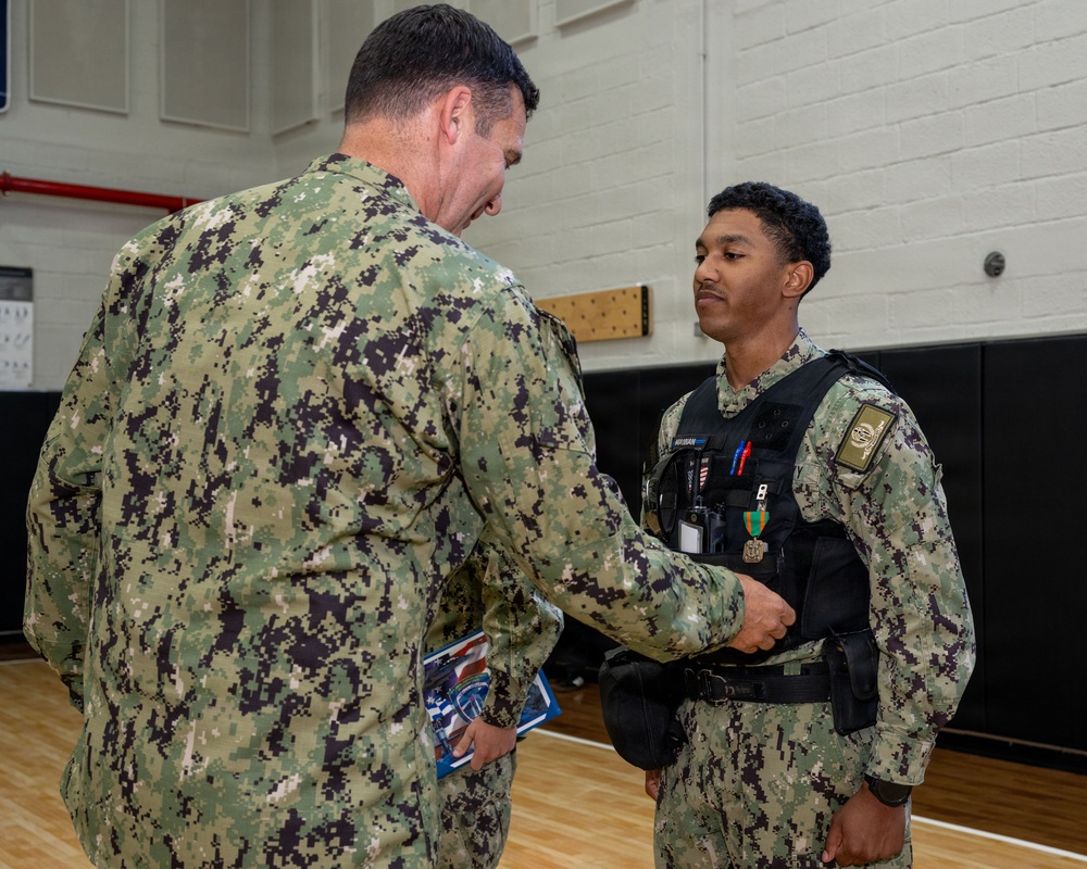 NSA Souda Bay August Awards at Quarters