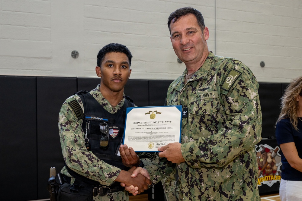 NSA Souda Bay August Awards at Quarters