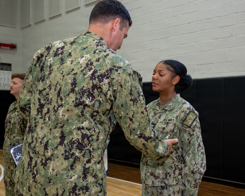 NSA Souda Bay August Awards at Quarters