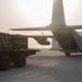 Marines onload equipment onto a KC-130J Super Hercules