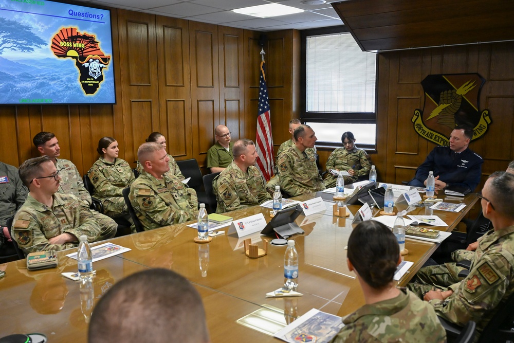 Boss Wing hosts USAFRICOM Commander