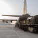 Marines onload equipment onto a KC-130J Super Hercules