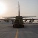 Marines onload equipment onto a KC-130J Super Hercules