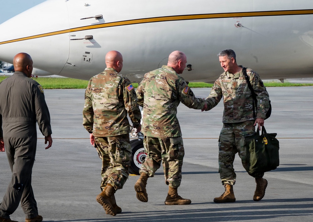 Chief of the National Guard Bureau visits Georgia National Guard Senior Leaders at the 165th Airlift Wing