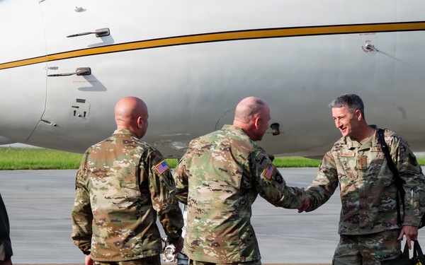 Chief of the National Guard Bureau visits Georgia National Guard Senior Leaders at the 165th Airlift Wing