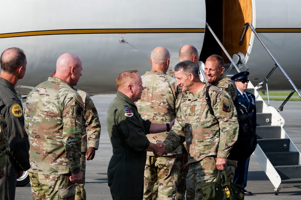 Chief of the National Guard Bureau visits Georgia National Guard Senior Leaders at the 165th Airlift Wing