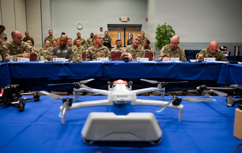 Chief of the National Guard Bureau visits Georgia National Guard Senior Leaders at the 165th Airlift Wing