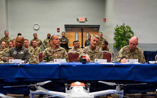 Chief of the National Guard Bureau visits Georgia National Guard Senior Leaders at the 165th Airlift Wing