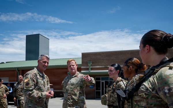 Chief of the National Guard Bureau visits Georgia National Guard Senior Leaders at the 165th Airlift Wing