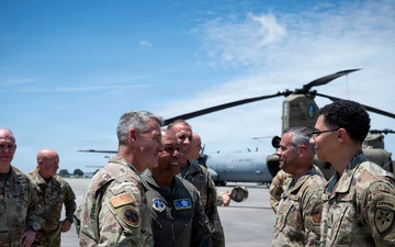 Chief of the National Guard Bureau visits Georgia National Guard Senior Leaders at the 165th Airlift Wing