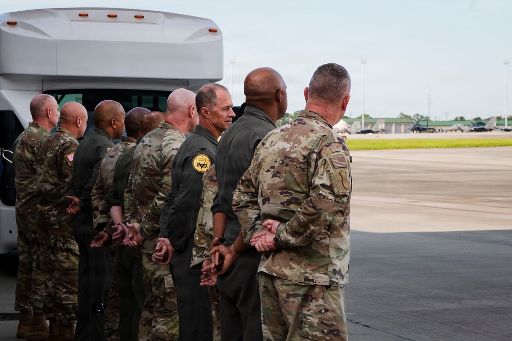 Chief of the National Guard Bureau visits Georgia National Guard Senior Leaders at the 165th Airlift Wing