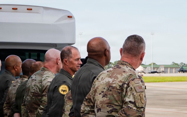 Chief of the National Guard Bureau visits Georgia National Guard Senior Leaders at the 165th Airlift Wing