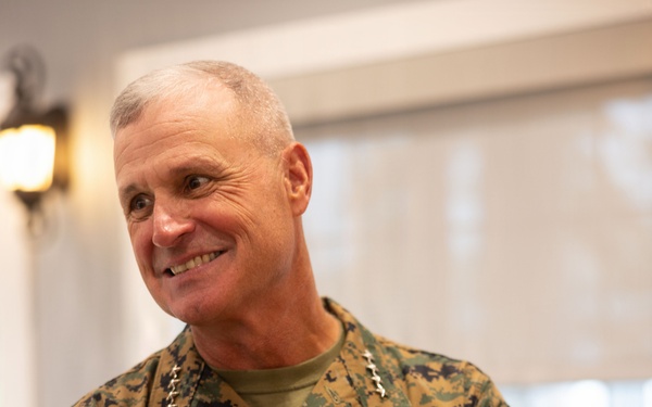 The 38th Assistant Commandant of the Marine Corps Visits Camp Lejeune