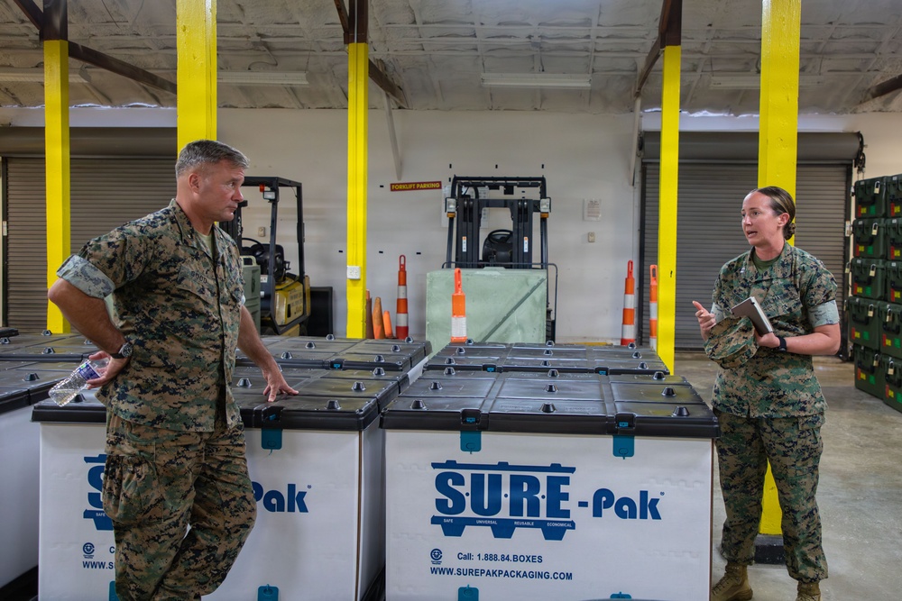 Brig. Gen. Matthew Good visits MCCSSS
