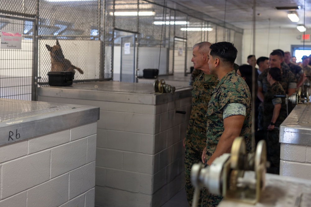 The 38th Assistant Commandant of the Marine Corps Visits Camp Lejeune