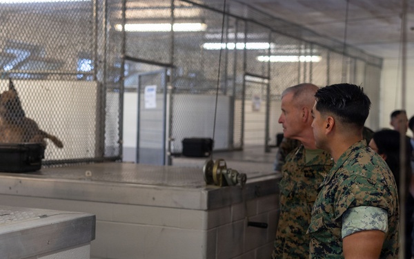 The 38th Assistant Commandant of the Marine Corps Visits Camp Lejeune