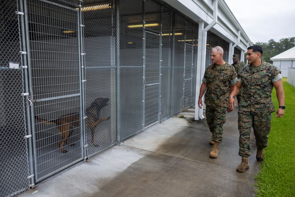 The 38th Assistant Commandant of the Marine Corps Visits Camp Lejeune