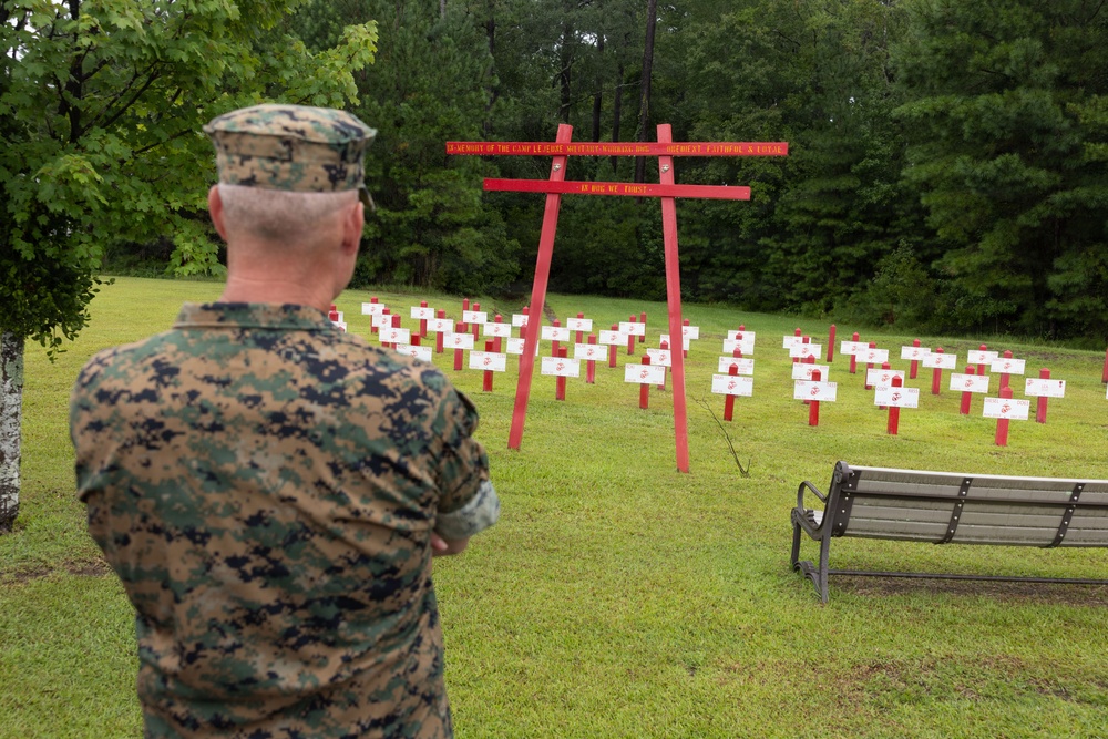 The 38th Assistant Commandant of the Marine Corps Visits Camp Lejeune