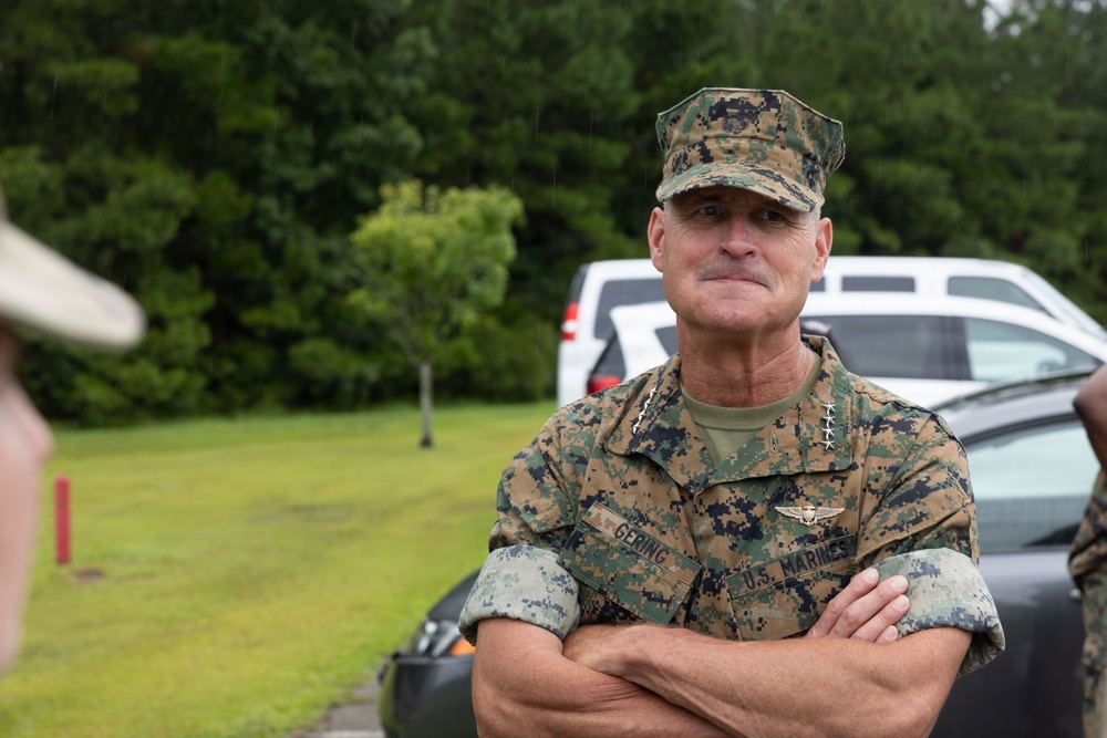The 38th Assistant Commandant of the Marine Corps Visits Camp Lejeune