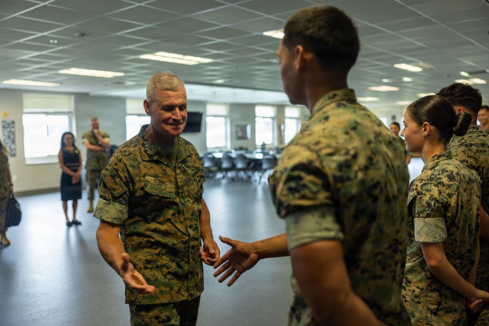 The 38th Assistant Commandant of the Marine Corps Visits Camp Lejeune