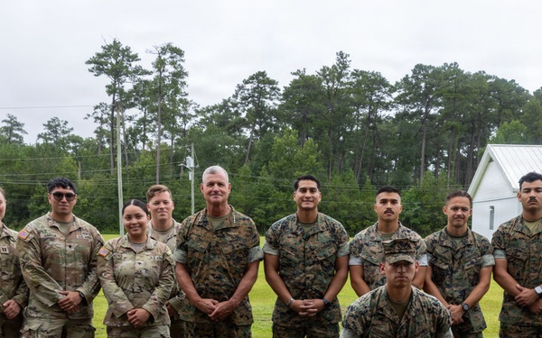 The 38th Assistant Commandant of the Marine Corps Visits Camp Lejeune