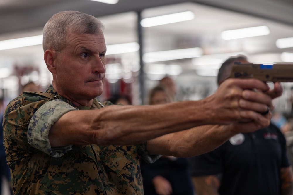 The 38th Assistant Commandant of the Marine Corps Visits Camp Lejeune