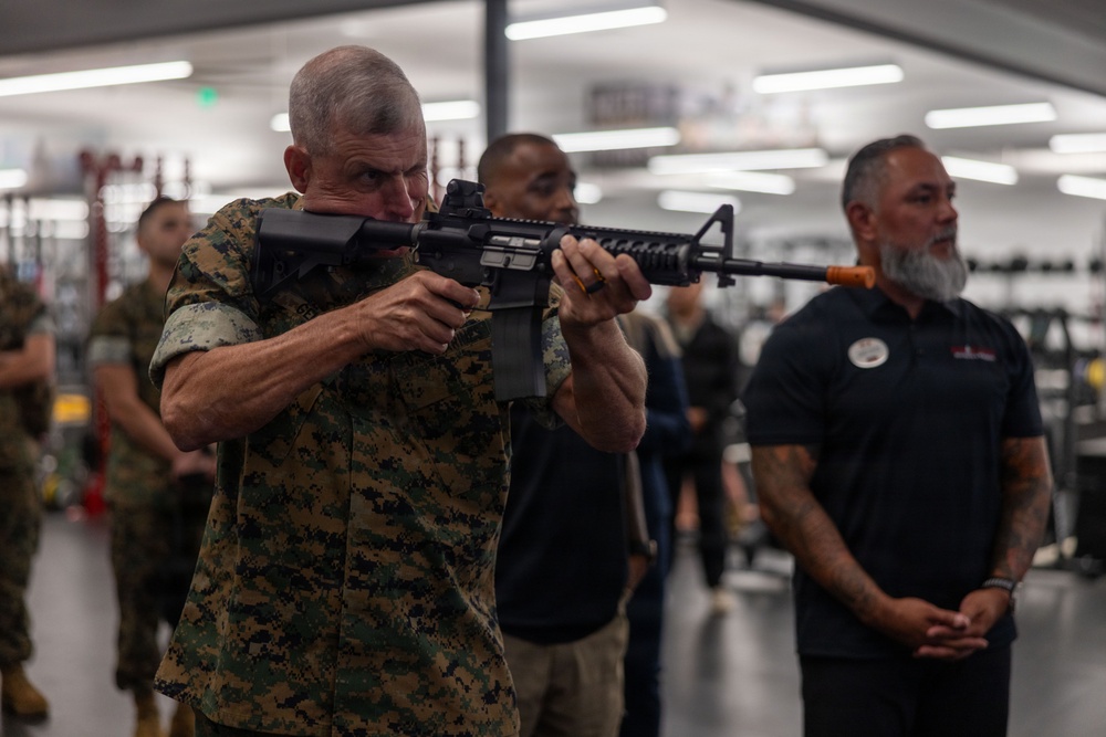 The 38th Assistant Commandant of the Marine Corps Visits Camp Lejeune