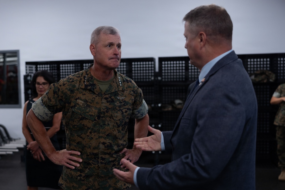 The 38th Assistant Commandant of the Marine Corps Visits Camp Lejeune