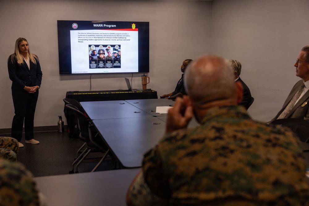 The 38th Assistant Commandant of the Marine Corps Visits Camp Lejeune
