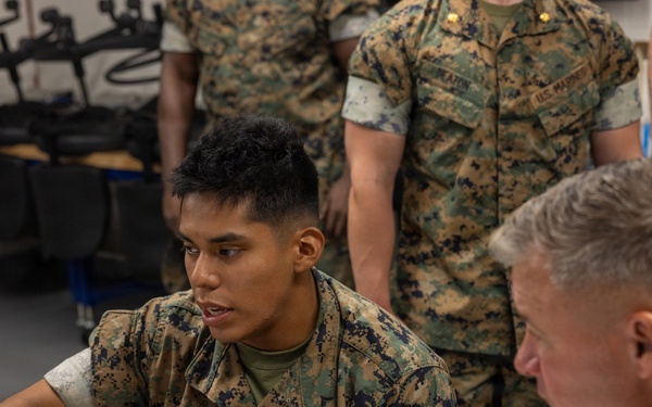 Brig. Gen. Good visits Marine Corps Engineer School