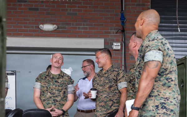 Brig. Gen. Good visits Marine Corps Engineer School