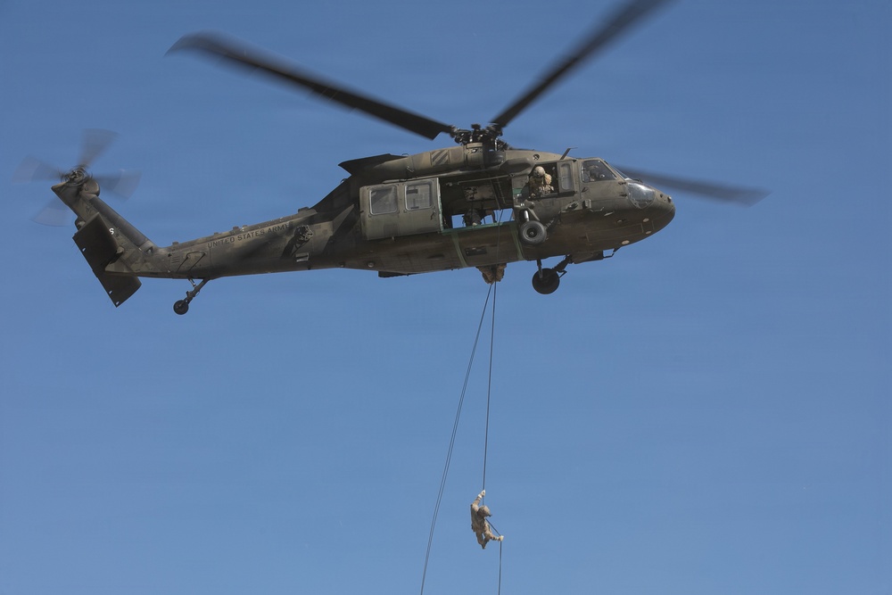 Air Assault Helicopter Rappels