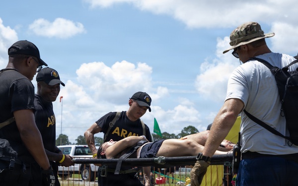 U.S. Soldiers and Airmen with the Georgia National Guard conduct joint CBRN exercise