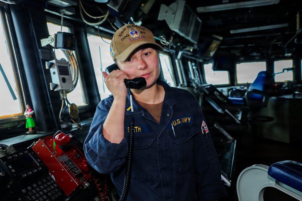 Bridge Operations Aboard USS Mason (DDG 87)