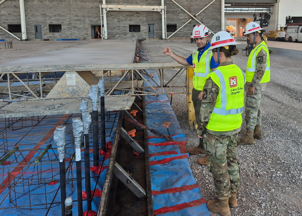 Cadets tour Tinker AFB two-bay hangar