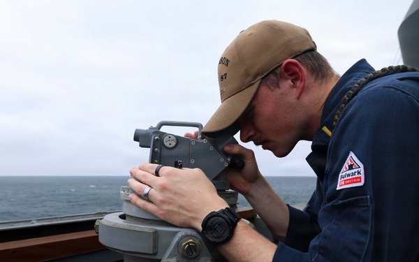 Routine Operations Aboard USS Mason (DDG 87)