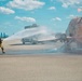 Navy Reserve Commander, Navy Installations Command Fire and Emergency Services Detachment Charlie train using the Mobile Aircraft Fire Trainer Device here at Naval Air Station Jacksonville.