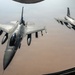 KC-135 refuels F16s for CENTCOM security