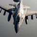 KC-135 refuels F16s for CENTCOM security