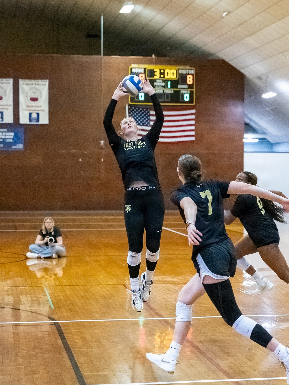 Army West Point Volleyball team holds training camp, youth clinic at Fort Indiantown Gap