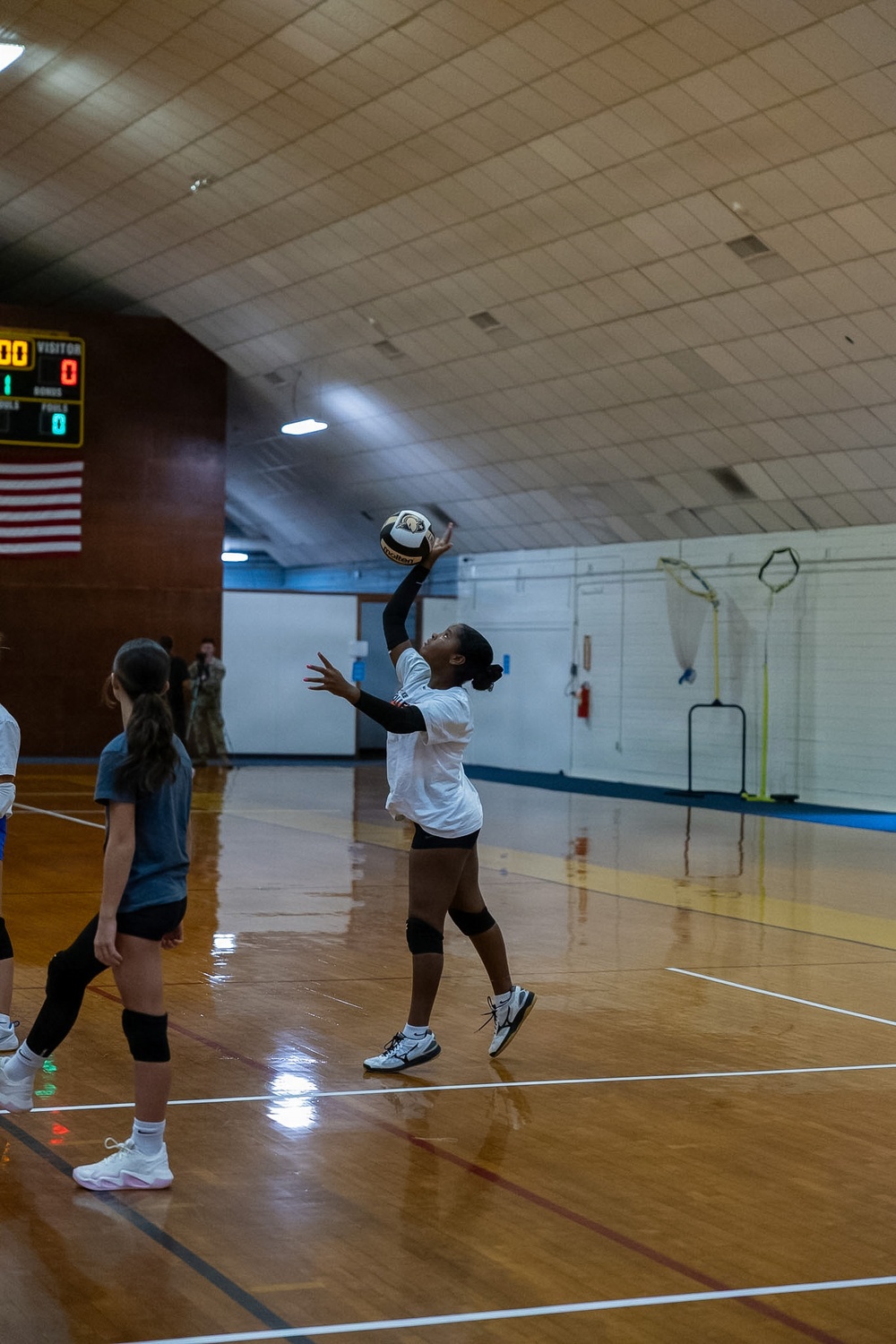 Army West Point Volleyball team holds training camp, youth clinic at Fort Indiantown Gap