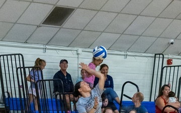 Army West Point Volleyball team holds training camp, youth clinic at Fort Indiantown Gap
