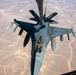 KC-135 refuels F-16s for regional security