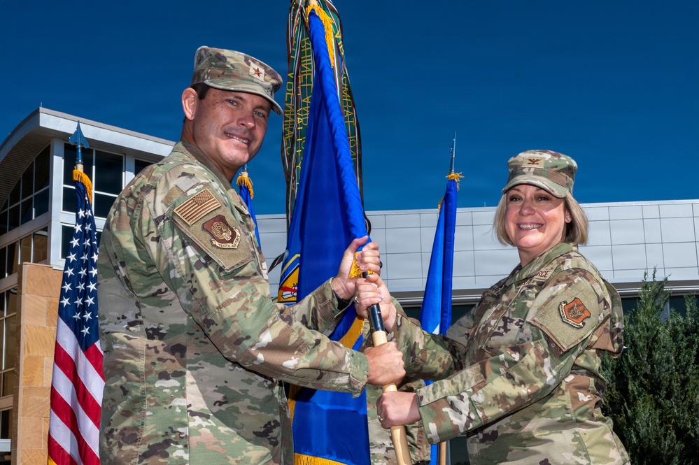 310th Space Wing Change of Command Ceremony — Guidon Transfer