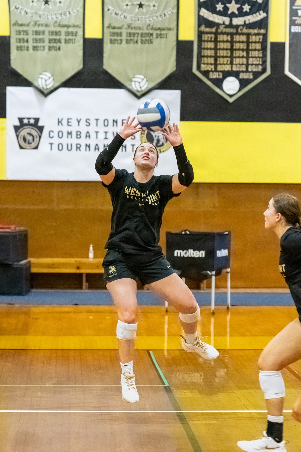 Army West Point volleyball team holds training camp, youth clinic at Fort Indiantown Gap