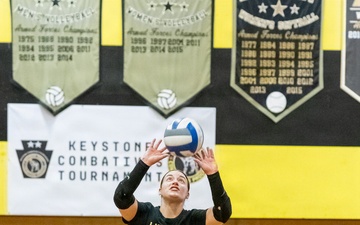 Army West Point volleyball team holds training camp at Fort Indiantown Gap
