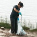 Sailors, retirees, and civilians from around the base volunteered to remove trash and other debris along the St. Johns River shoreline