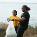 Sailors, retirees, and civilians from around the base volunteered to remove trash and other debris along the St. Johns River shoreline